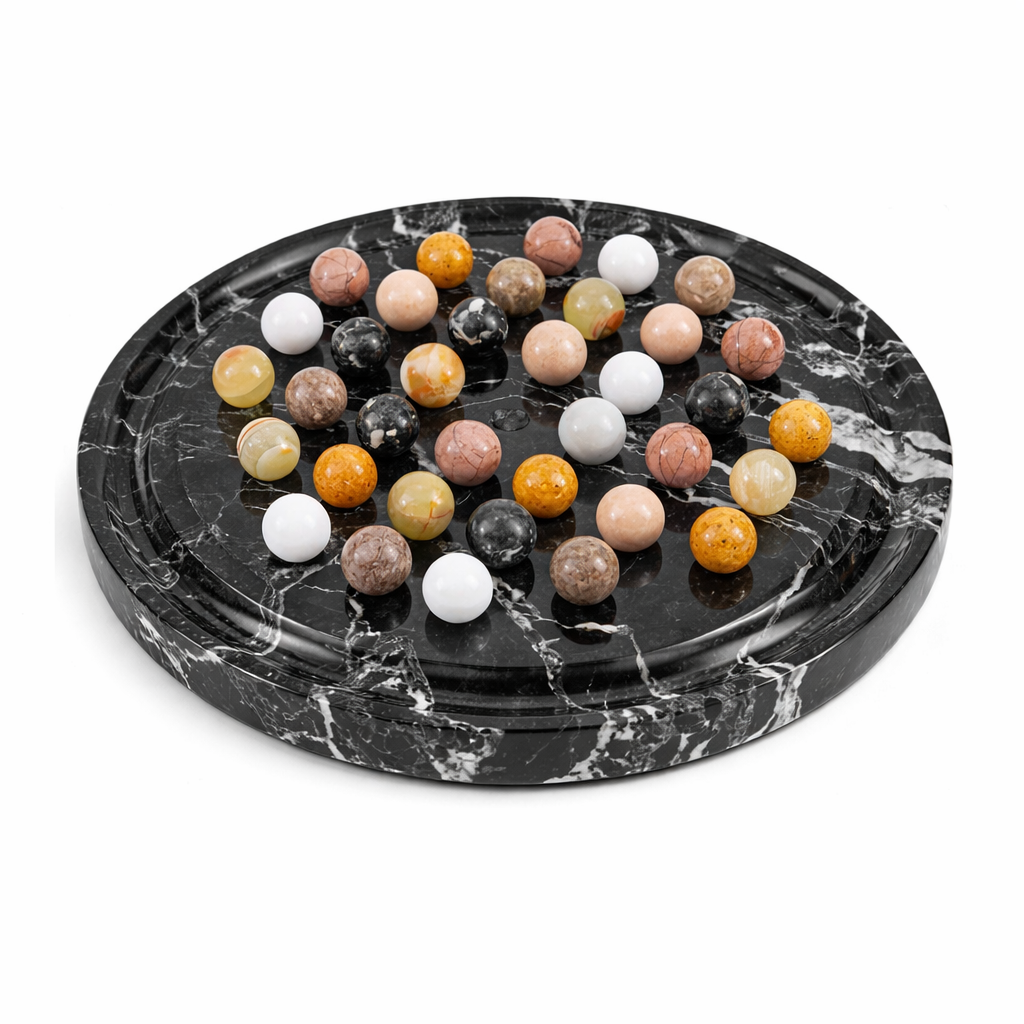 10-Inch (25cm) Marble Peg Solitaire