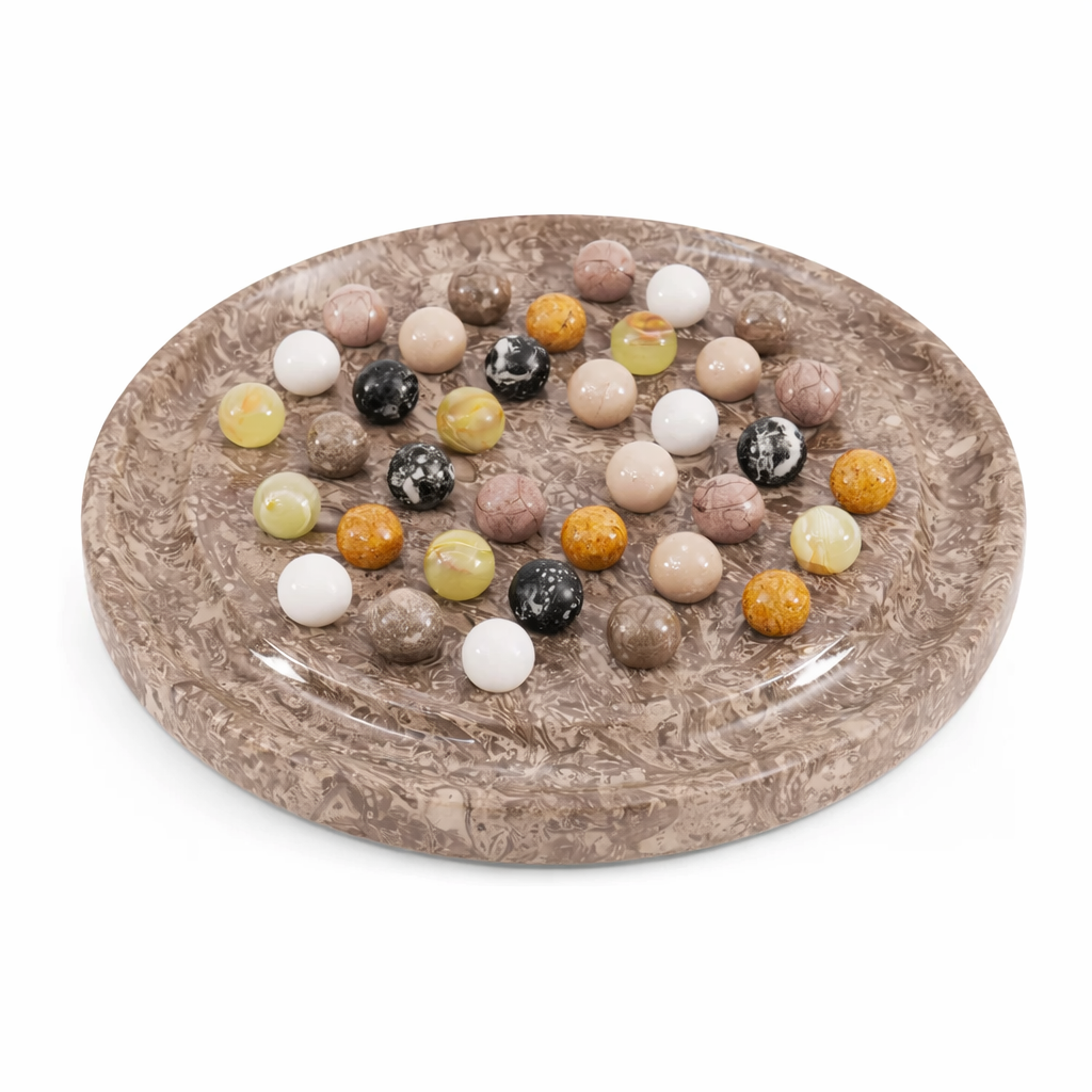 10-Inch (25cm) Marble Peg Solitaire