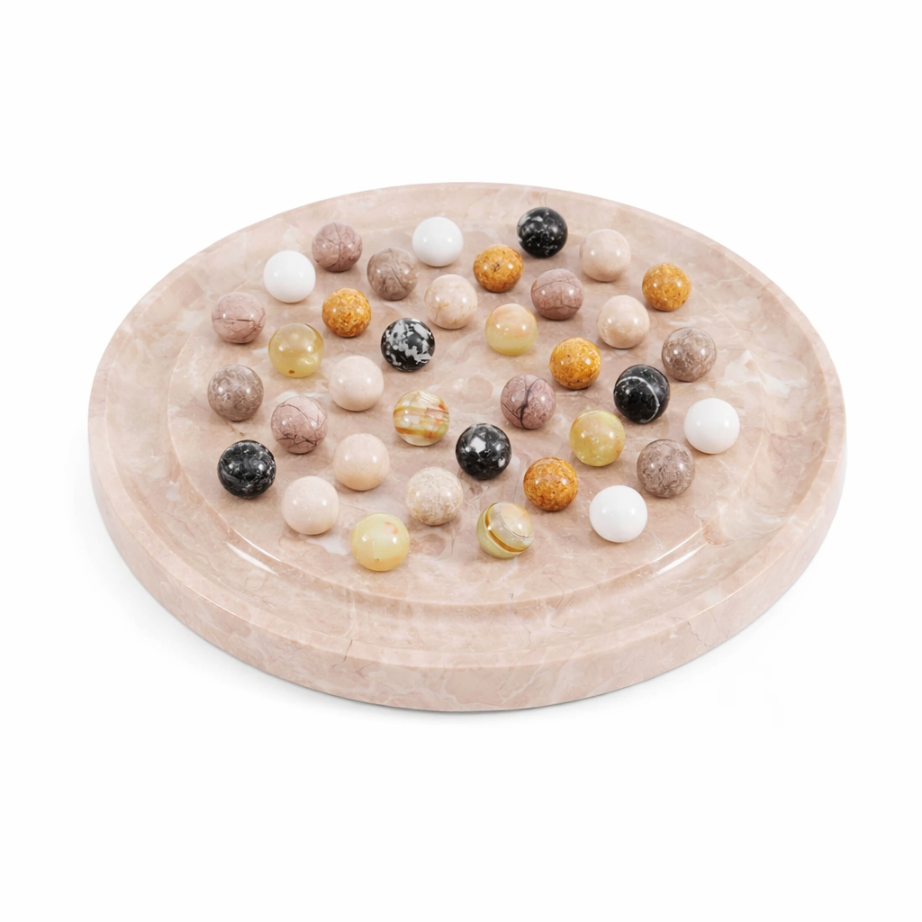 10-Inch (25cm) Marble Peg Solitaire